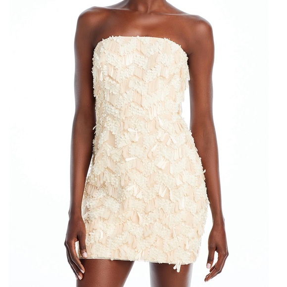 BCBGMAXAZRIA Strapless Paulette Dress - Picture 4 of 6
